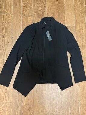 Lulus Black Open-Front Blazer